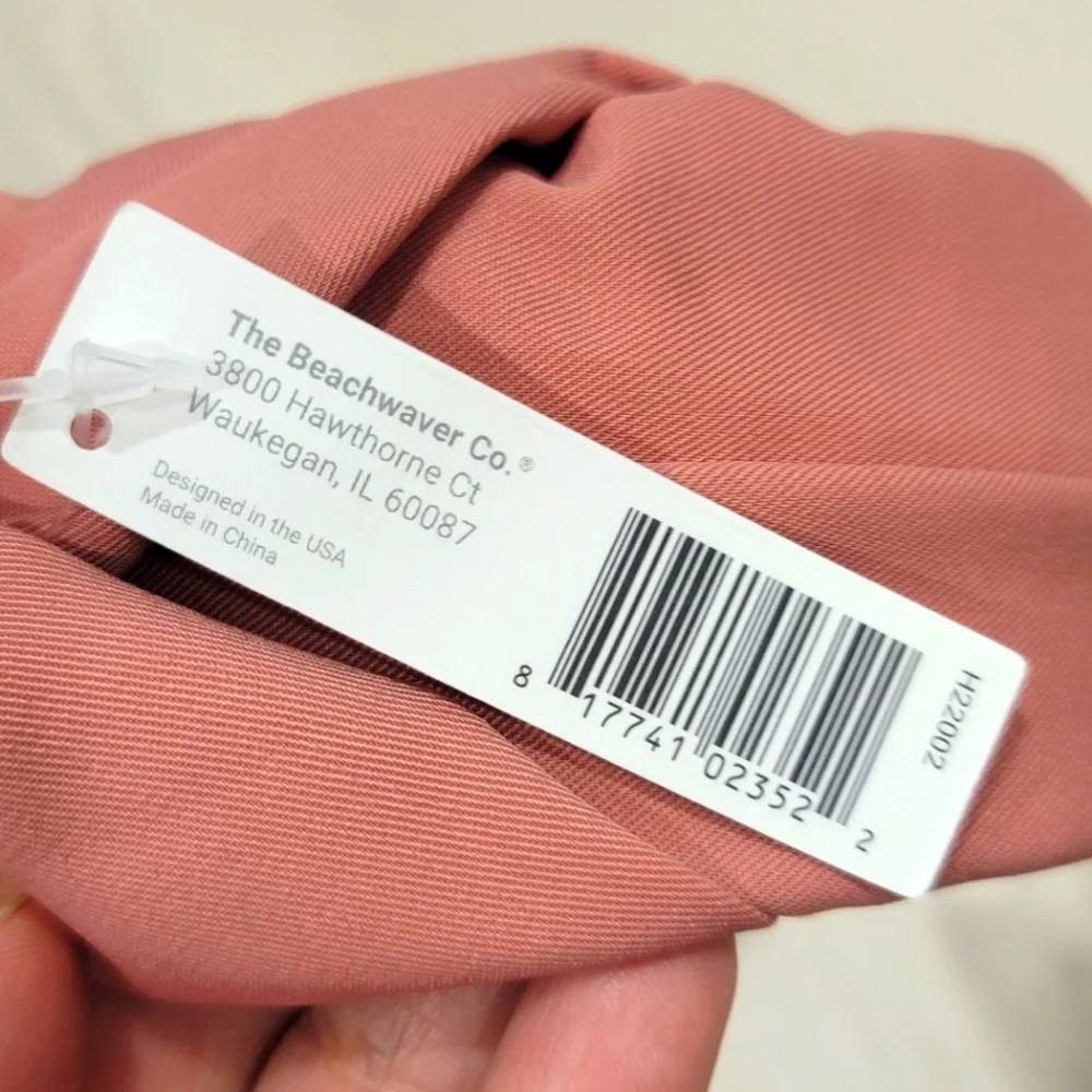 NEW THE BEACHWAVER CO. Pink Knotted Headband